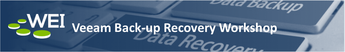 WEI’s Veeam Back-up Recovery Workshop hosted at our corporate office in Salem, NH