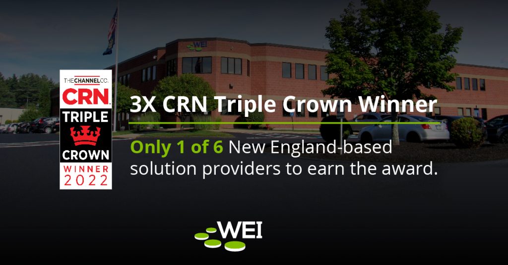WEI Earns Prestigious CRN Triple Crown Award