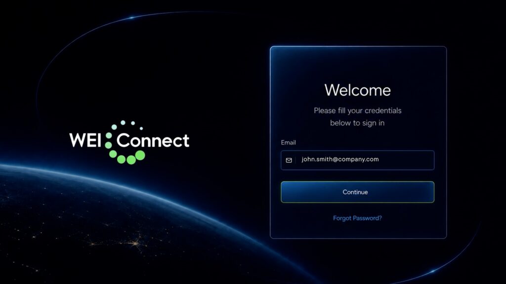 WEI Connect's Custom Portal for Managing Usage, Performance and Support